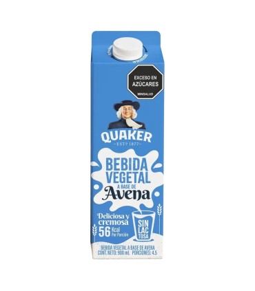 BEBIDA QUAKER VEGETAL AVENA X 900ML