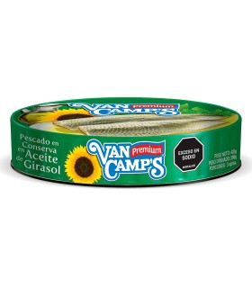 SARDINA VAN CAMP´S ACEITE LATA X 425 GR