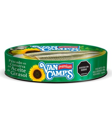 SARDINA VAN CAMP´S ACEITE LATA X 425 GR