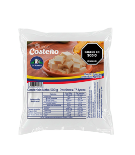 QUESO COSTEÑO BETANIA BOLSA X 500GR