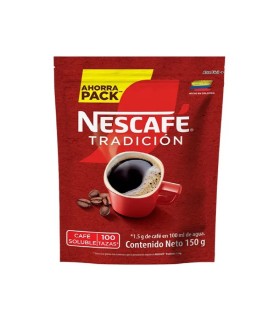 CAFE NESCAFE TRADICION  DOYPACKx150 GRAMOS