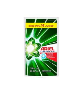 DETERGENTE ARIEL LÍQUIDO DOYPACK X 650ML