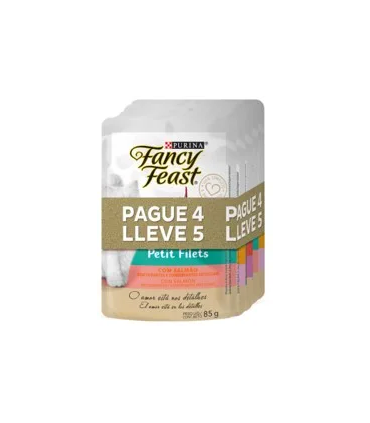 OFERTA FANCY FEAST SURTIDO PACK 5 UNIDADES x 85GR