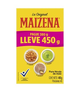 MAICENA DE MAIZ CAJA PAGUE 380GR Y LLEVE 450GR