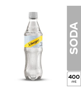 GASEOSA SCHWEPPES SODA BOTELLA X 400ML
