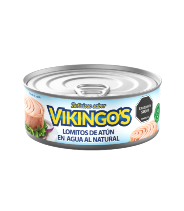ATÚN VIKINGO´S LOMITOS EN AGUA LATA X 160GR