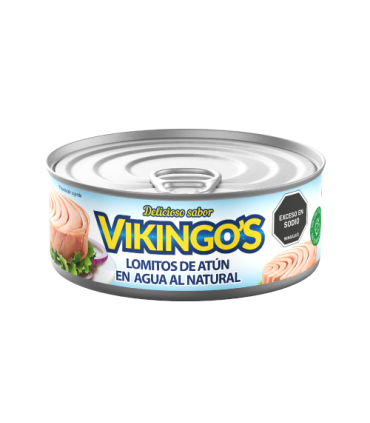 ATÚN VIKINGO´S LOMITOS EN AGUA LATA X 160GR