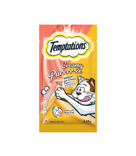 ALIMENTO CREAMY TEMPTATION SALMON SOBRE 4UDS X 12GR