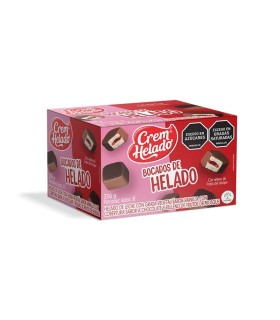 BOCADOS DE HELADO CREMHELADO VAINILLA FRUTOS ROJOS Y CHOCOLATE X 336GR
