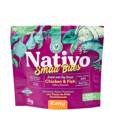 NATIVO KANU PERROS ADULTOS PEQUEÑOS BOLSA X 2KG