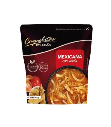 CAZUELA MEXICANA CON POLLO X 400GR