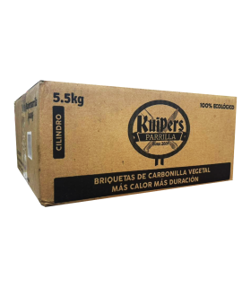 CARBON BRIQUETAS KUIPERS PARRILLA CAJA X 5,5 KILOS