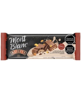 CHOCOLATINA MONTBLANC BAILEYS NUECES X 60GR
