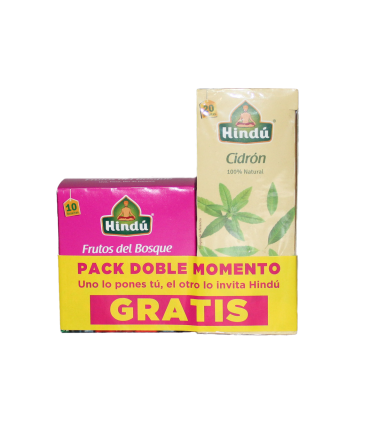 INFUSIÓN HINDU FRUTOS DEL BOSQUE+TE CIDRON 20UDS X 28GR