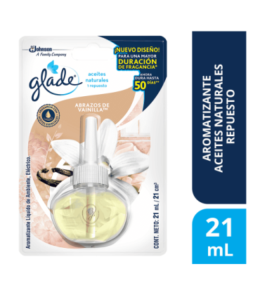 AMBIENTADOR GLADE PLUG VAINLLA RPTO X 21ML