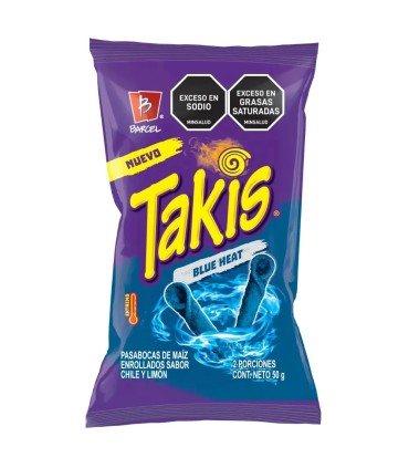 TAKIS BLUE HEAT FLOW BAR X 50GR