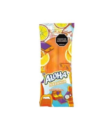 PALETA ALOHA NARANJA X 65GR