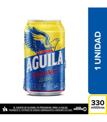 CERVEZA AGUILA LATA X 330ML