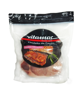 CHULETA DE CERDO PORCONADA VITAMAR X 900GR