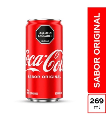 GASEOSA COCA COLA LATA X 269ML