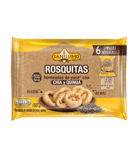 ROSQUITAS SANISSIMO CHIA/QUINUA X 120GR