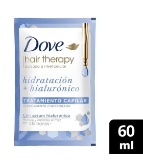 TRATAMIENTO CAPILAR DOVE HIALURÓNICO X 60ML