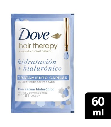 TRATAMIENTO CAPILAR DOVE HIALURÓNICO X 60ML