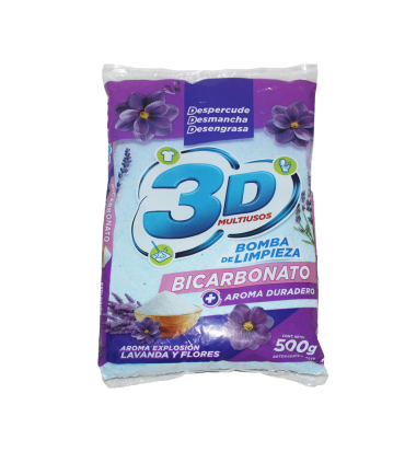 DETERGENTE 3D MULTIUSOS LAVANDA X 500GR