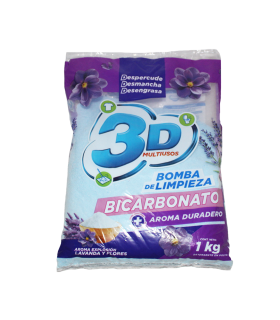 DETERGENTE 3D MULTIUSOS LAVANDA X 1KG