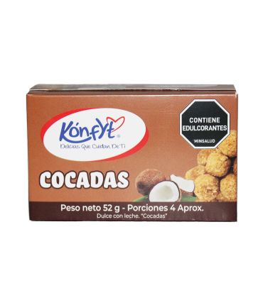 COCADAS KONFYT SIN AZUCAR X 52GR