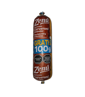 SALCHICHÓN CERVERONI ZENÚ X 400GR LLEVE 100G