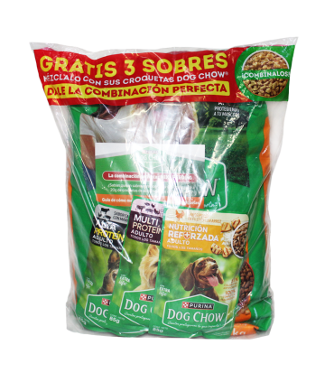 DOG CHOW ADULTOS TODO TAMAÑO X 2KL + 3 SOBRES