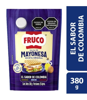 MAYONESA FRUCO DOYPACK X 380GR
