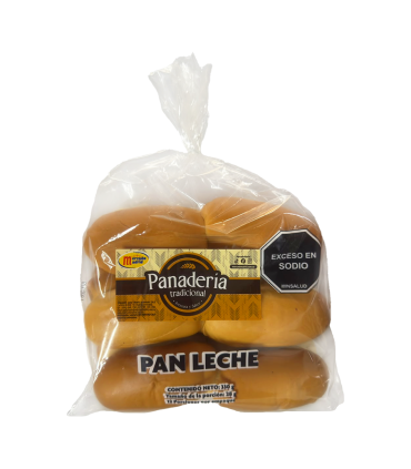 PAN LECHE MADRID BLANCO PAQUETE 330GR X 12UDS