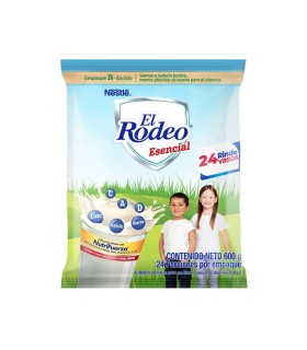 LECHE EL RODEO ESENCIAL POLVO BOLSA 600GR