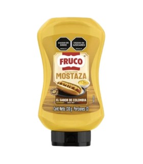 SALSA MOSTAZA FRUCO SQUEEZE FRASCO X 380GR