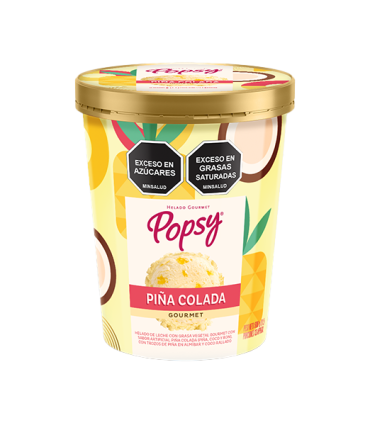 HELADO POPSY PIÑA COLADA POTE X 600GR