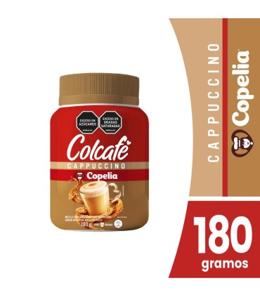 CAFE COLCAFE CAPPUCCINO COPELIA FRASCO X 180GR