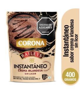 CHOCOLATE CORONA BAILEYS INSTANTANEO DOYPACK X 400GR
