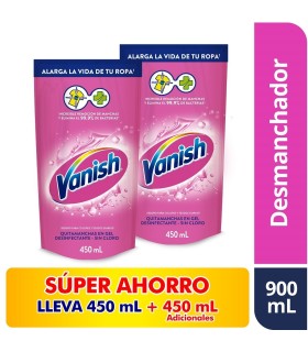 VANISH LIQUIDO ROSA DOYPACK 2UDS X 450ML