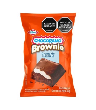 BROWNIE CHOCORAMO CREMA DE MASMELO X 60GR