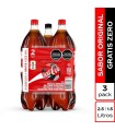 GASEOSA COCACOLA ORIGINAL 2UDS X 2,5LT GRATIS COCA-COLA SIN AZUCAR X 1,5LT