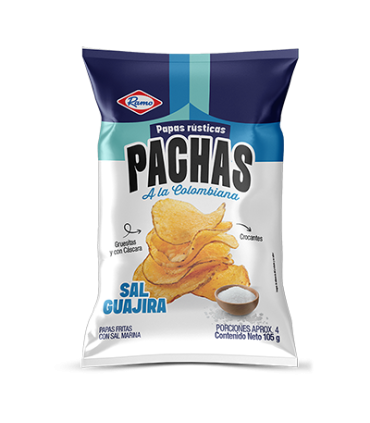 PAPAS PACHAS RAMO SAL GUAJIRA BOLSA X 105GR