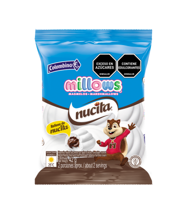 MASMELO MILLOWS NUCITA X 42GR