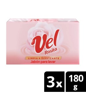JABON VEL ROSITA 3 BARRAS X 180GR