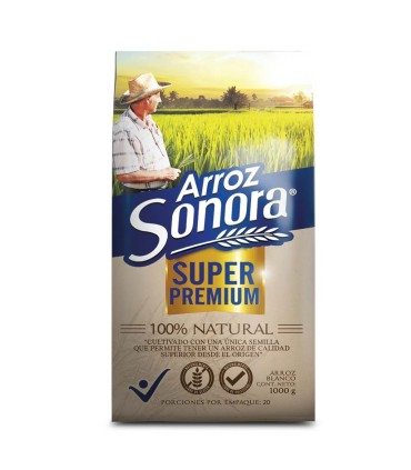 ARROZ SONORA SUPER PREMIUM BOLSA X 1000GR