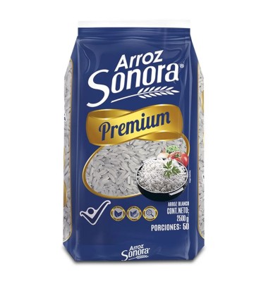 ARROZ SONORA PREMIUM BOLSA X 2500GR