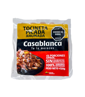 TOCINETA CASABLANCA PICADA PAQUETE X 450GR
