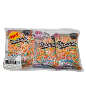 PASABOCA SUSI ARROZ SOPLADO COLORES PAQUETE 6 UNIDADES x 25 GRAMOS