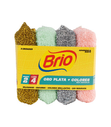 OFERTA ESPONJA BRIO MIX PAGUE 2 LLEVE 4